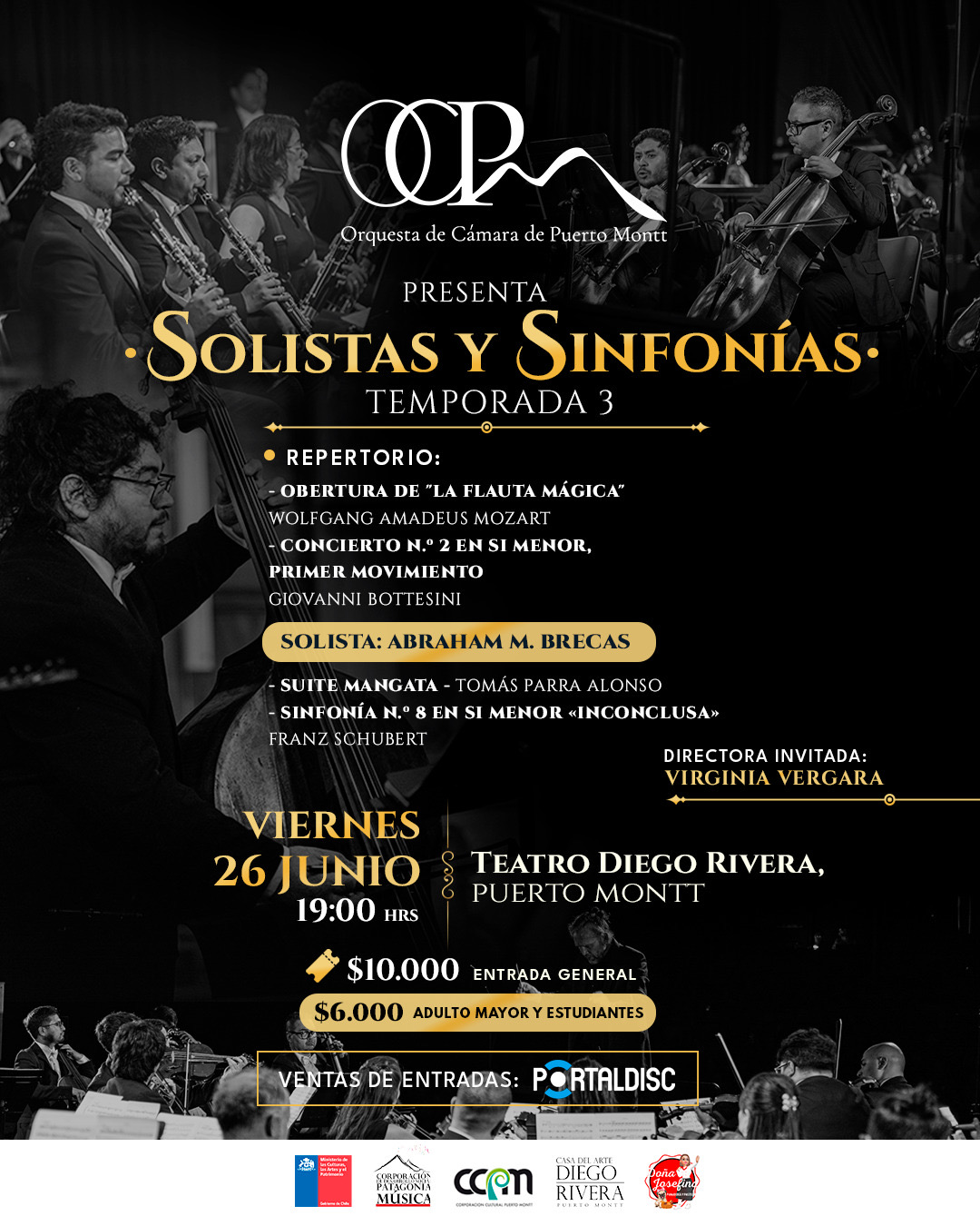 Solistas y Sinfonías – La Inconclusa de Schubert en Puerto Montt
