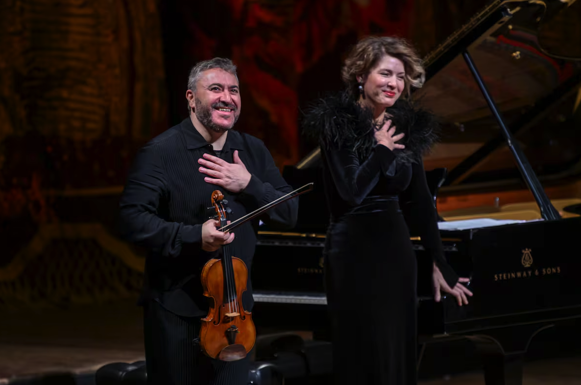 Una noche memorable en el Teatro Colón: Maxim Vengerov y Polina Osetinskaya deslumbraron en el Ciclo Aura